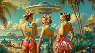 Retro Atomic Paradise - 1950s Sci-Fi Fantasy | AI Short Film