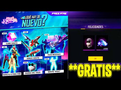 📅LA PRÓXIMA AGENDA SEMANAL FREE FIRE (BARBA DEL VIEJO, ARMAS GRATIS, PASE BOOYAH,CUBO MAGICO, ETC.)