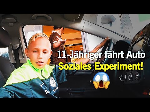 11-Jähriger fährt Auto – Soziales Experiment! 😱