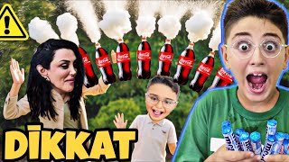 EFE VE EMİR İLE KOLA & MENTOS DENEYİ !!