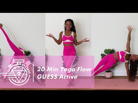 20 Min Full Body Yoga Flow with Phyllicia Bonanno | #GUESSActive