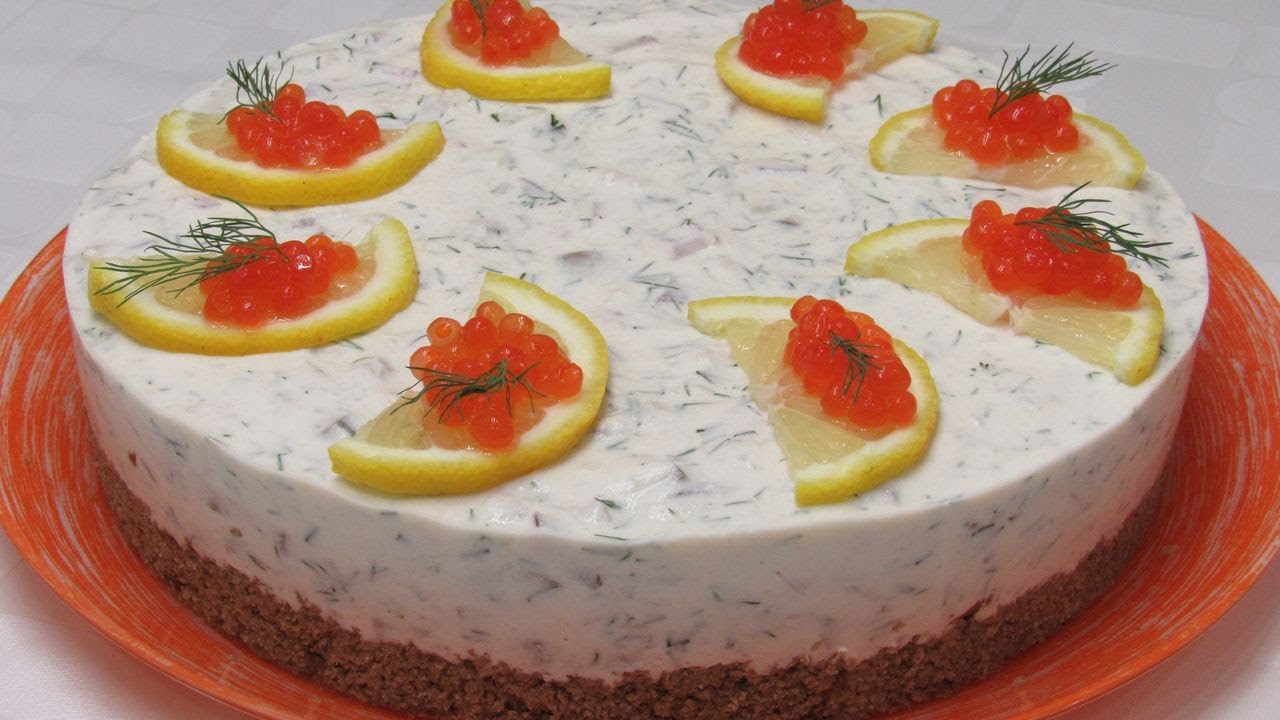 Закусочный торт из селедки на праздничный стол