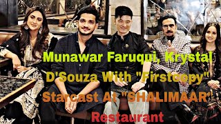 Munawar Faruqui, Krystal D'Souza, Ashi Singh With #firstcopy Starcast Arrived At "SHALIMAAR" Hotel