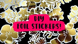 Make Pro-Quality Foil Stickers at Home (No Expensive Printer!)