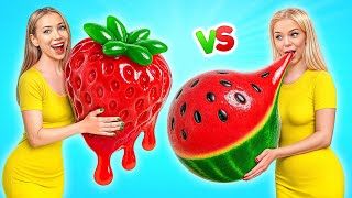 बिग, मध्यम और छोटी प्लेट चुनौती | अद्भुत पाक कला हैक्स Multi DO Challenge
