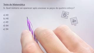 TESTE DE MATEMÁTICA | 4 QUESTÕES QUE FAZEM PENSAR