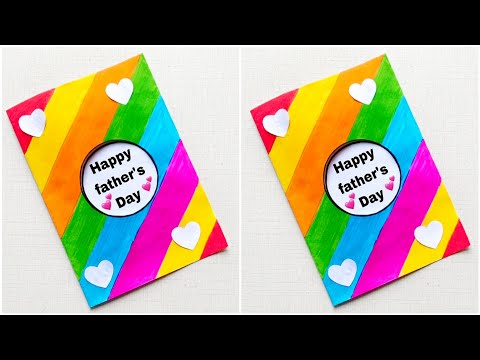 Fathers Day Card Easy | DIY Father's Day Gift Ideas 2025 | White Paper Father's Day Card