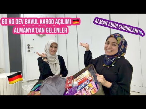 60 KG ALMANYA BAVUL AÇILIMI 🇩🇪, ANNEM NELER GETİRDİ❓, ALMAN ABUR CUBURLARI, GELEN HEDİYELER