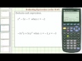 TI-89 Calculator Operations and Evaluations
