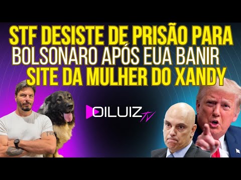 URGENTE: EUA derrubam site da mulher do Xandão e STF desiste de prisão para Bolsonaro!