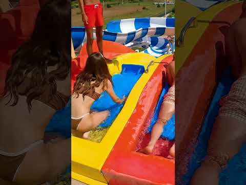 Multilane Slide at AquaPark Neptun, Sozopol, Bulgaria #shorts