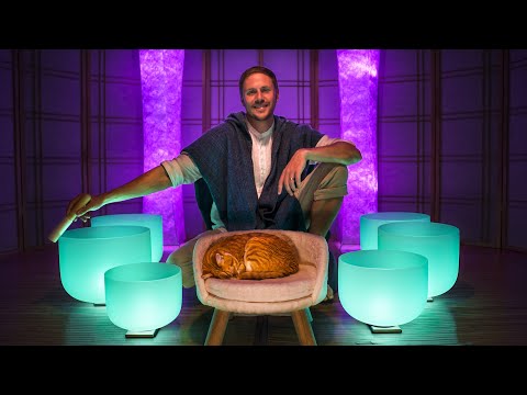 Cortisol Detox Sound Bath | Crystal Singing Bowl Music for Anxiety and Stress Relief
