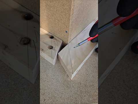 "Carpenter’s Secret Wood Joint Trick You’ve NEVER Seen!" | woodworking idea #shorts #tips #howto