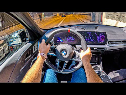 NEW BMW X1 U11 M35i 2025 (xDrive 300  hp) | POV Test Drive #2462 Joe Black