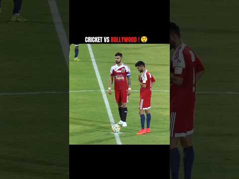 Cricketers Vs Bollywood Stars Football Match !
