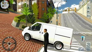 Cargo FORD Van Going Uphill - Parking Multiplayer Simulator #32 - Android Gameplay