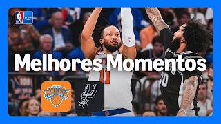 Melhores momentos | A MAIOR VIRADA DA HISTÓRIA DAS FINAIS DA NBA no JOGO 4 entre KNICKS E SPURS