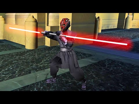 Star Wars Episode 1: Jedi Power Battles - Final Boss Fight & Ending (Coop)