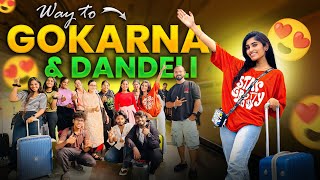Way to Gokarna & Dandeli🌴💦🏄‍♀️| SwankyGirlNikkiOfficial | Train Journey | SwankyNikki | Vinnivoxx