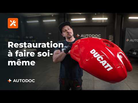 Restauration du réservoir de carburant d'une moto