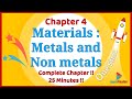 Properties and Reactions of Metals and Non-Metals