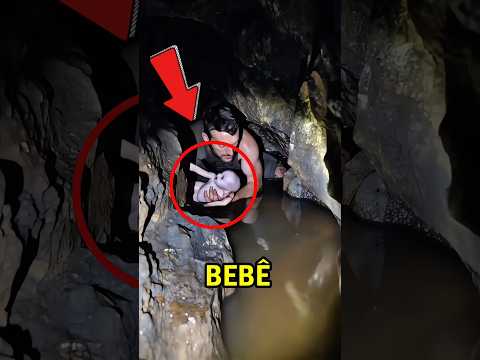 Algo NÃO Está CERTO com Este BEBÊ na CAVERNA! #bebe #shorts #gatos #cat #pets #jesus #curiosidades
