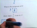 Exploring Reciprocals of Fractions and Whole Numbers