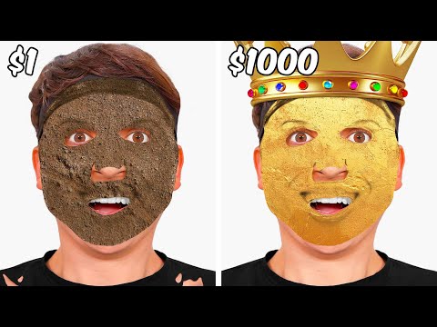 $1 vs $1000 Face Mask!