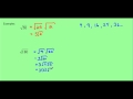 Simplifying Radical Expressions and Concepts