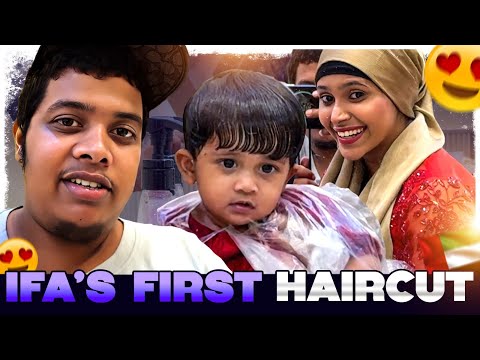 Ifa's 1st Hair Cut ❤ - Irfan's View