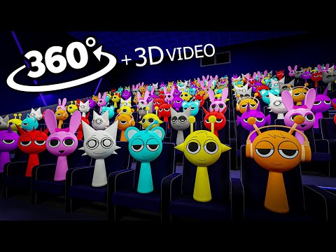 Spurnki 360° 3D Experience: CINEMA HALL 3D VR Animation