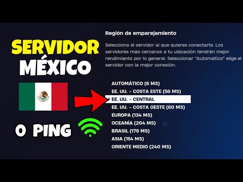 *NUEVO* CÓMO JUGAR EN EL SERVIDOR DE MÉXICO EN FORTNITE! NUEVO SERVIDOR DE MÉXICO EN FORTNITE! 2025