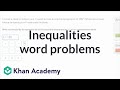 Describing Real-World Situations with Inequalities