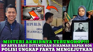 Handphone Arya Daru Ditemukan! di Kamar Bapak Kos, Polisi Ungkap Fakta Mengejutkan