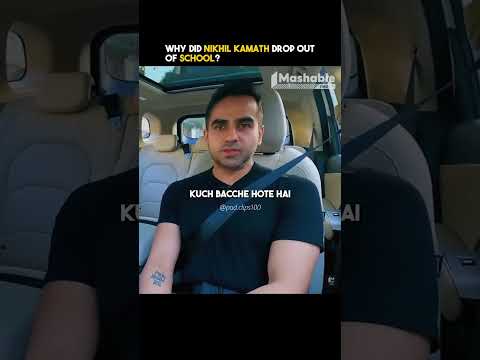 Why did Nikhil Kamath drop out of school