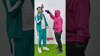 Level 1 Vs Level 100 Nerf Gun ft. Squid Game
