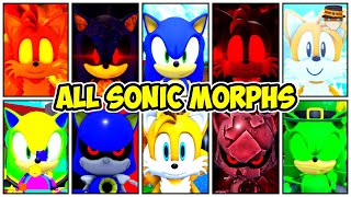 [ALL] How to get ALL 40 SONIC MORPHS in Find the Sonic Morphs | Roblox