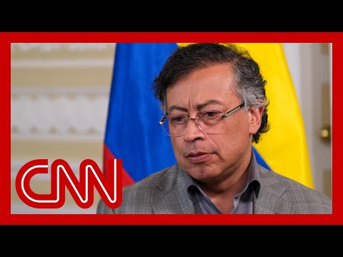 YouTube video thumbnail: Colombian President Says oil - not Drugs - ‘at the Heart of’ US Pressure on Venezuela