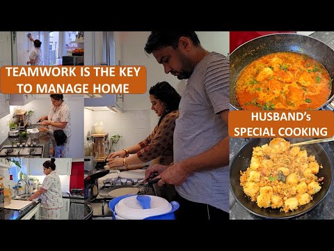 Diligent Morning to Afternoon Routine - Breakfast, Cleaning & Lunch | Veggie Dhokla & Egg Curry