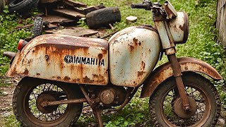 Fully restore 50 year old abandoned rusty motorcycle Made in USA