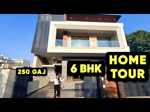 Inside a 250 Yard 6 BHK Luxury House With Modern Interior in Mohali Sector 80 | 30*75 House Design