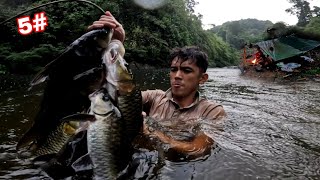 Rừng Mưa NHIỀU Cá Lớn | 5 Ngày Đêm Ngủ Qua Đêm Trong RỪNG Mưa Săn Mật Ong Rừng (P2)