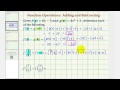 Evaluating Functions and Expressions