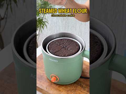 Steamed Chocolate Cake Made With Whole Wheat Flour
