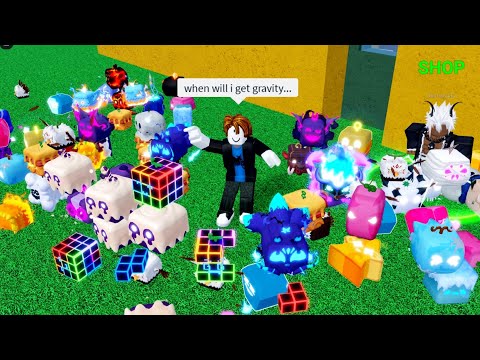 I Roll Fruits till I get Gravity Rework in Blox Fruits