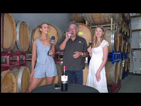 Models IGGY and ALY with Winemaker Rick--lets talk Cab--actually Cab Franc...
