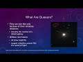 Quasars and Active Galaxies Concepts
