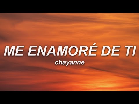Chayanne - Me Enamoré De Ti (Letra)