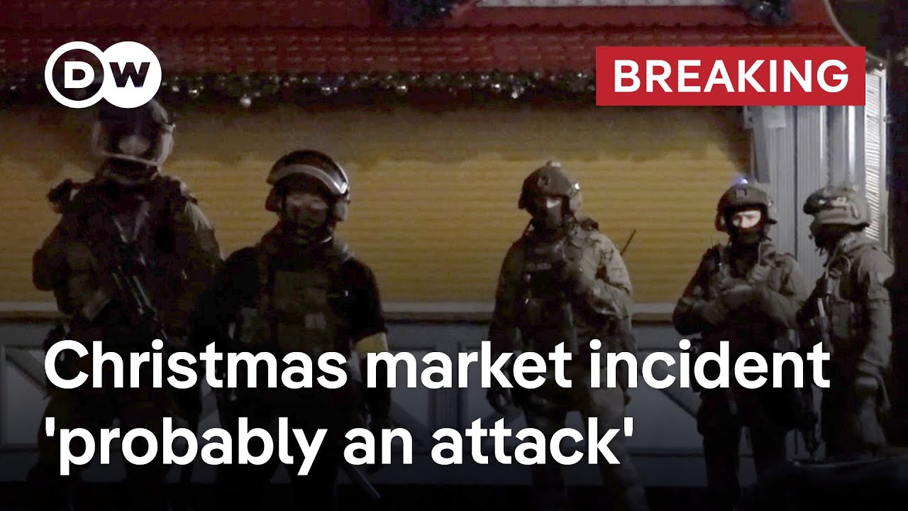 Reports: At least 11 dead as car plowed into Christmas market in Germany’s Magdeburg | DW News