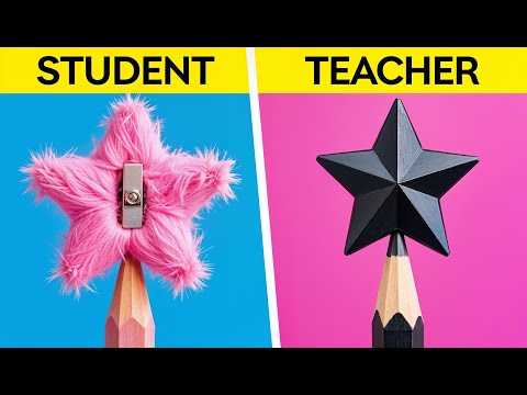 누가 더 잘 그릴까요? : 재미있는 신학기 해킹! & 123 GO의 쉬운 달러 트리 DIY 아이디어!
